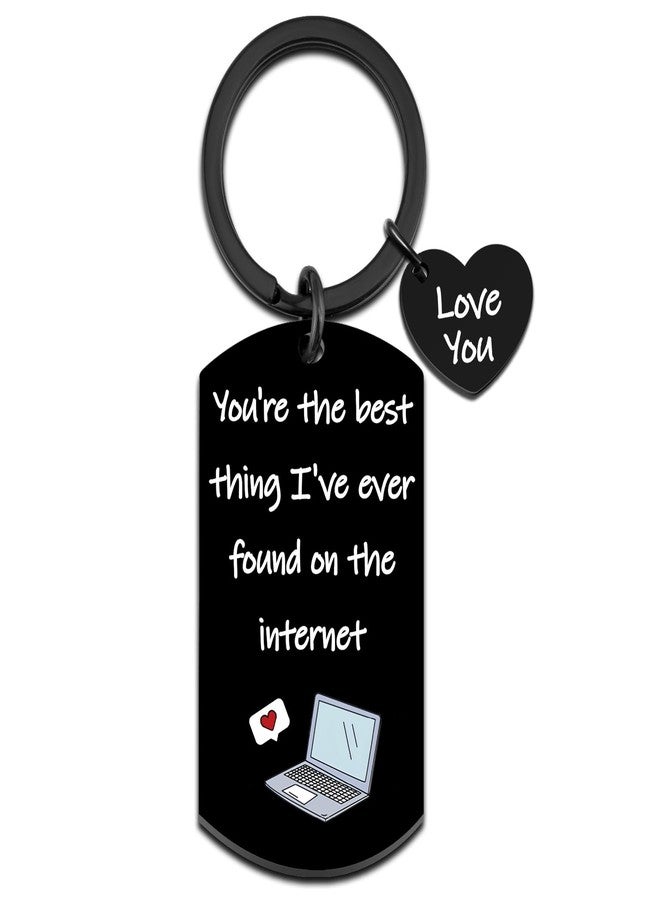 MOEXUKO Husband Christmas Gifts Stocking Stuffers Adults Couple Keychain Funny Gifts for Boyfriend Girlfriend I Love You Gift for Him Her Birthday Anniversary Valentines Day Gift for Boyfriend - Image 1